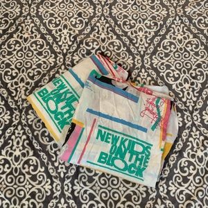 Vintage New kids on the block twin sheet set